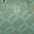 Chopper Duffel Bag with dragonfly pattern and logo design.