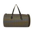 Chopper Duffel Bag with stylish pattern and durable leather handles.