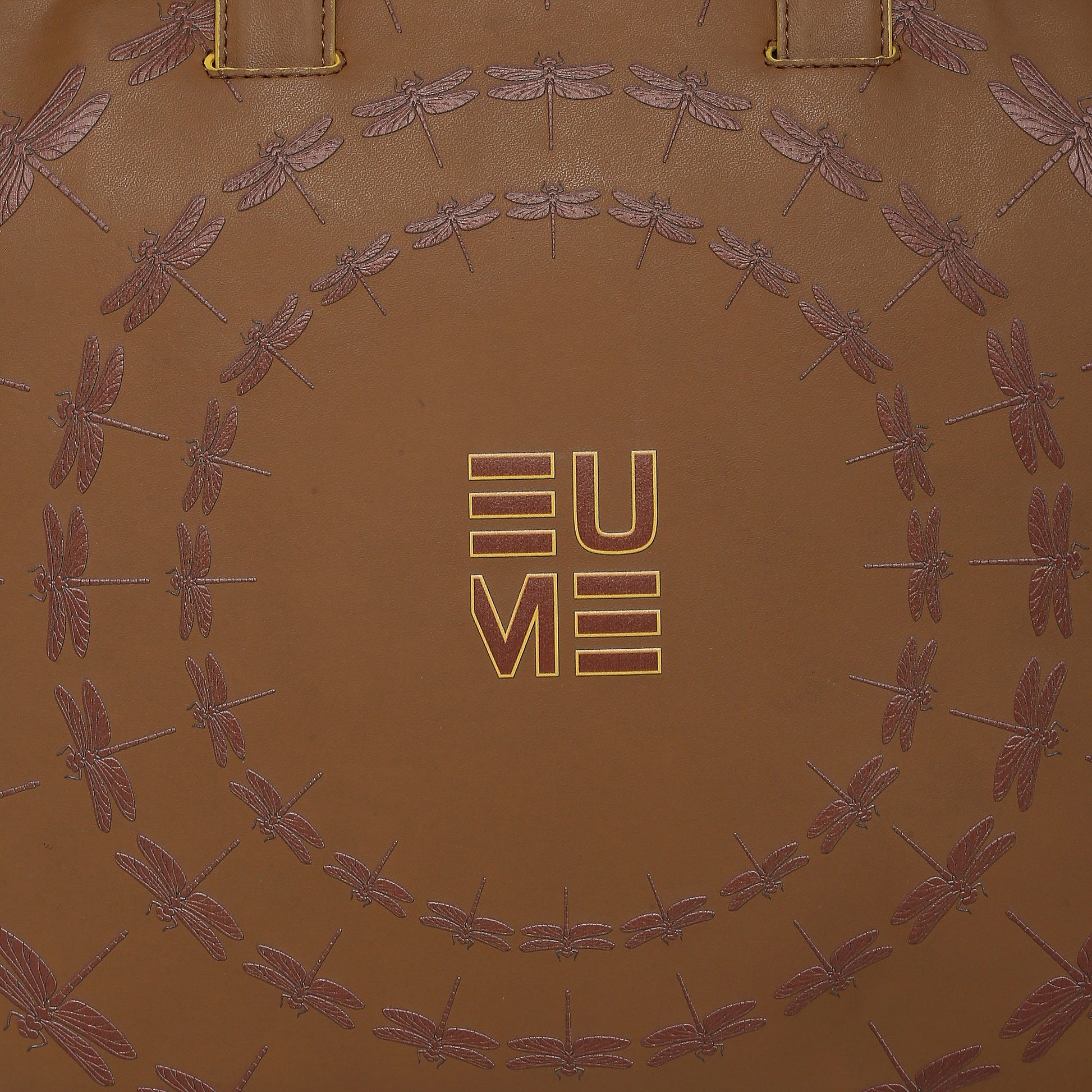 Stylish Dasher Laptop Sleeve with dragonfly design and EUME logo.