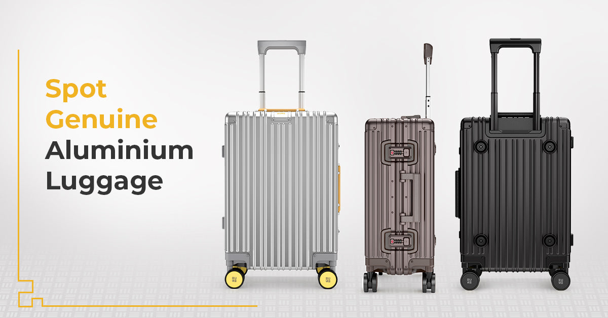 5 Tips to Spot Fake vs Genuine Aluminium Luggage