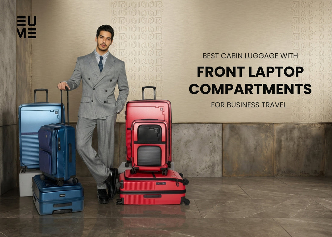 Best Cabin Luggage with Front Laptop Compartments for Business Travel