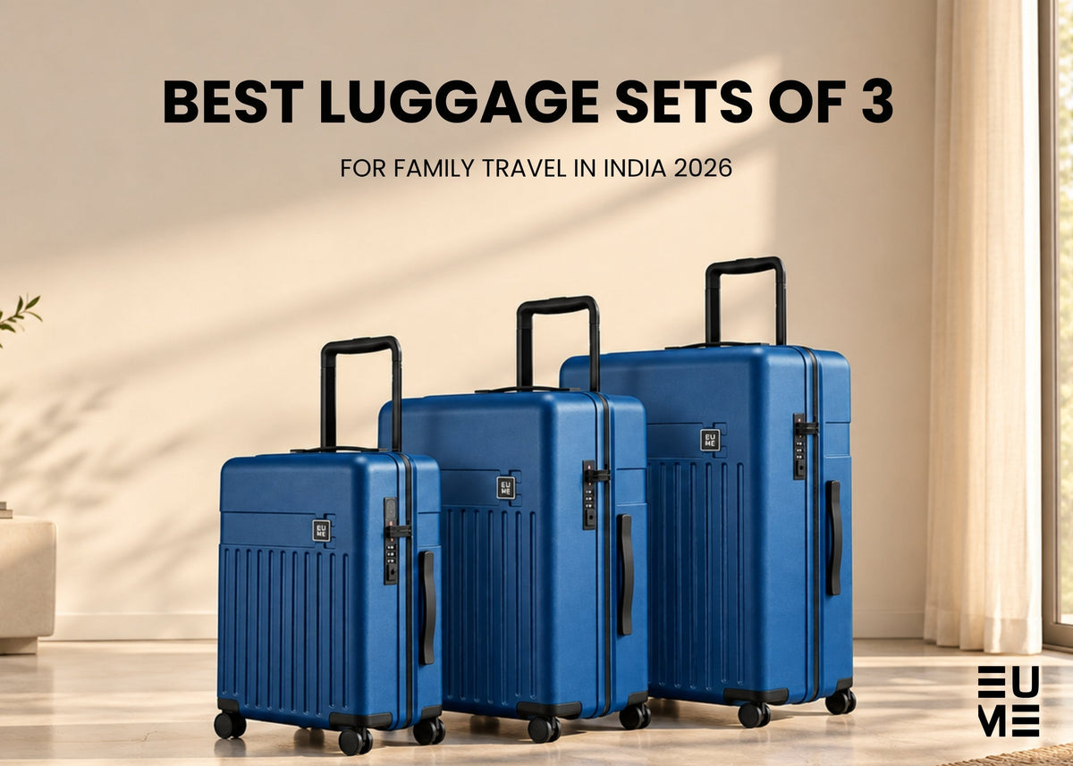 Best Luggage Sets of 3 for Family Travel in India 2026