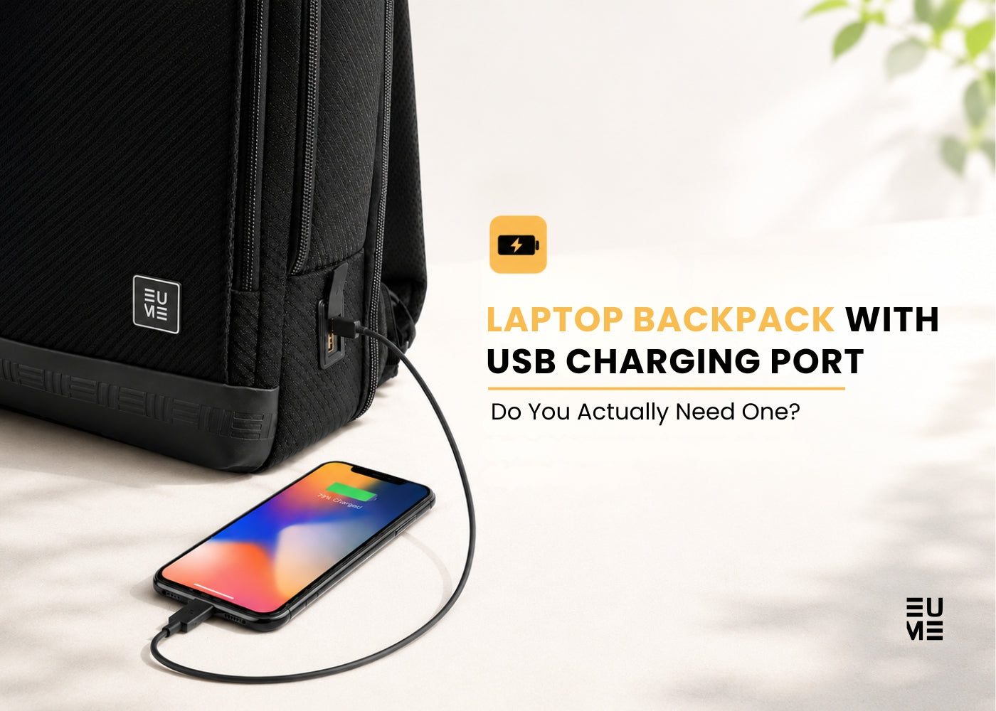 Laptop Backpack with USB Charging Port: Do You Actually Need One?