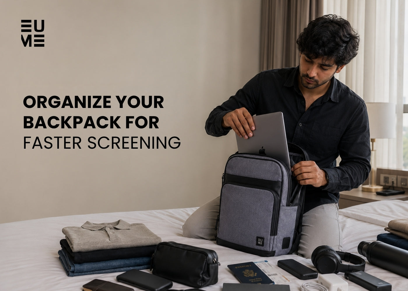 How to Organize Your Backpack for Faster Screening