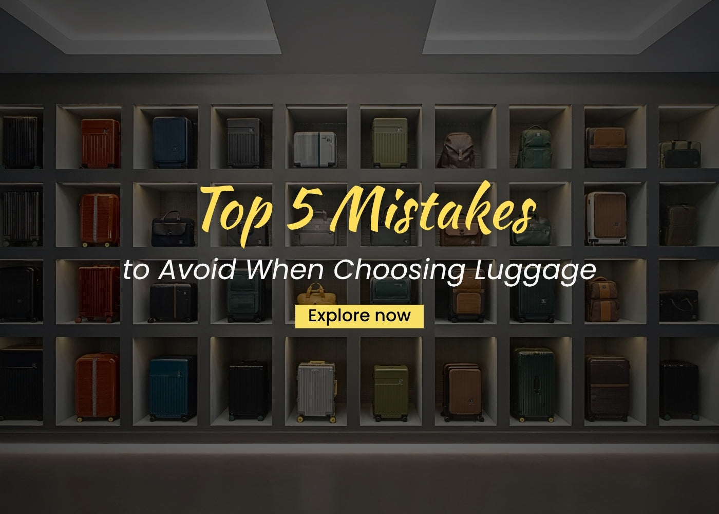 Top 5 Mistakes to Avoid When Choosing Luggage