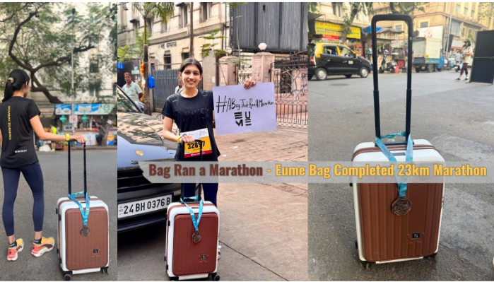 Bag That Ran a Marathon - Eume Bag Completed 21km Marathon