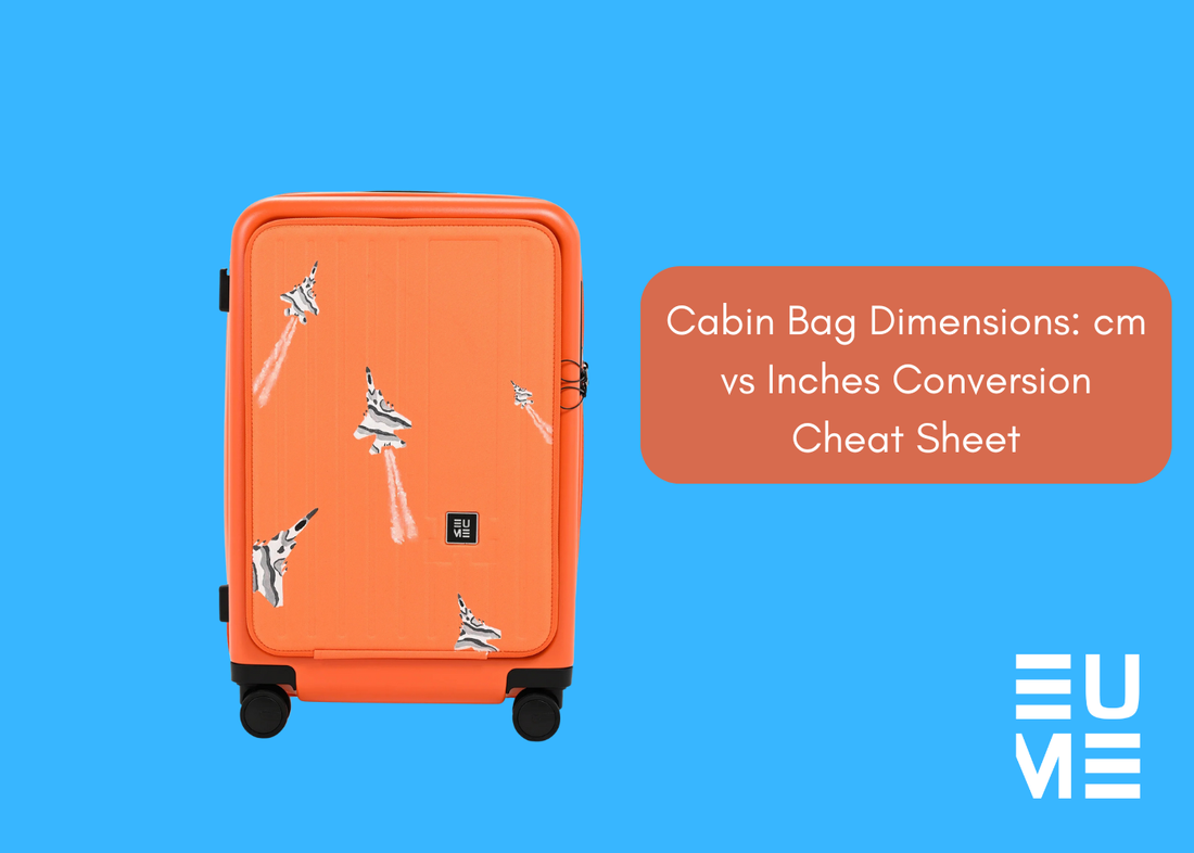 Cabin Bag Dimensions: cm vs Inches Conversion Cheat Sheet