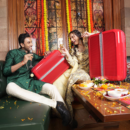 Trousseau Cabin + Medium Set of 2 - Inferno Red