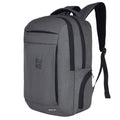 Alexis 31L office backpack in stylish grey fabric design.