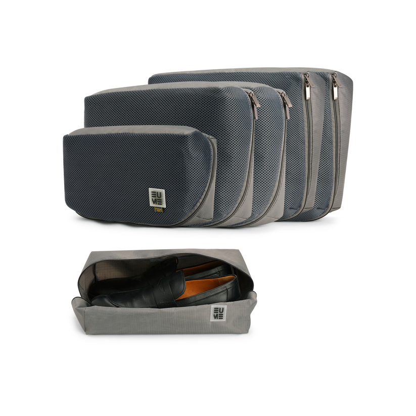 EUME Storage Pods - Packing Cubes- Set of 6 Grey
