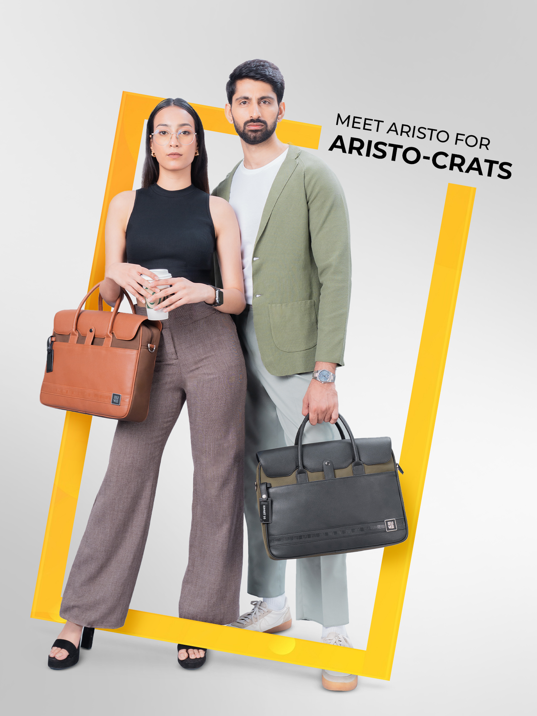 Aristo Messenger Bag- Forest Black