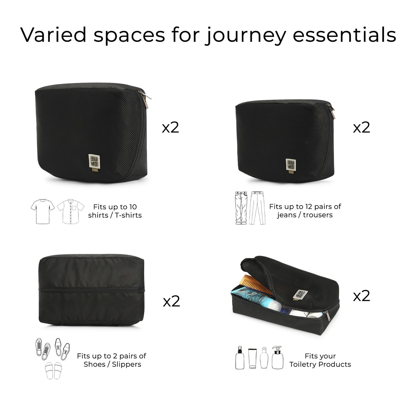 Storage Pods - Packing Cubes- Set of 8