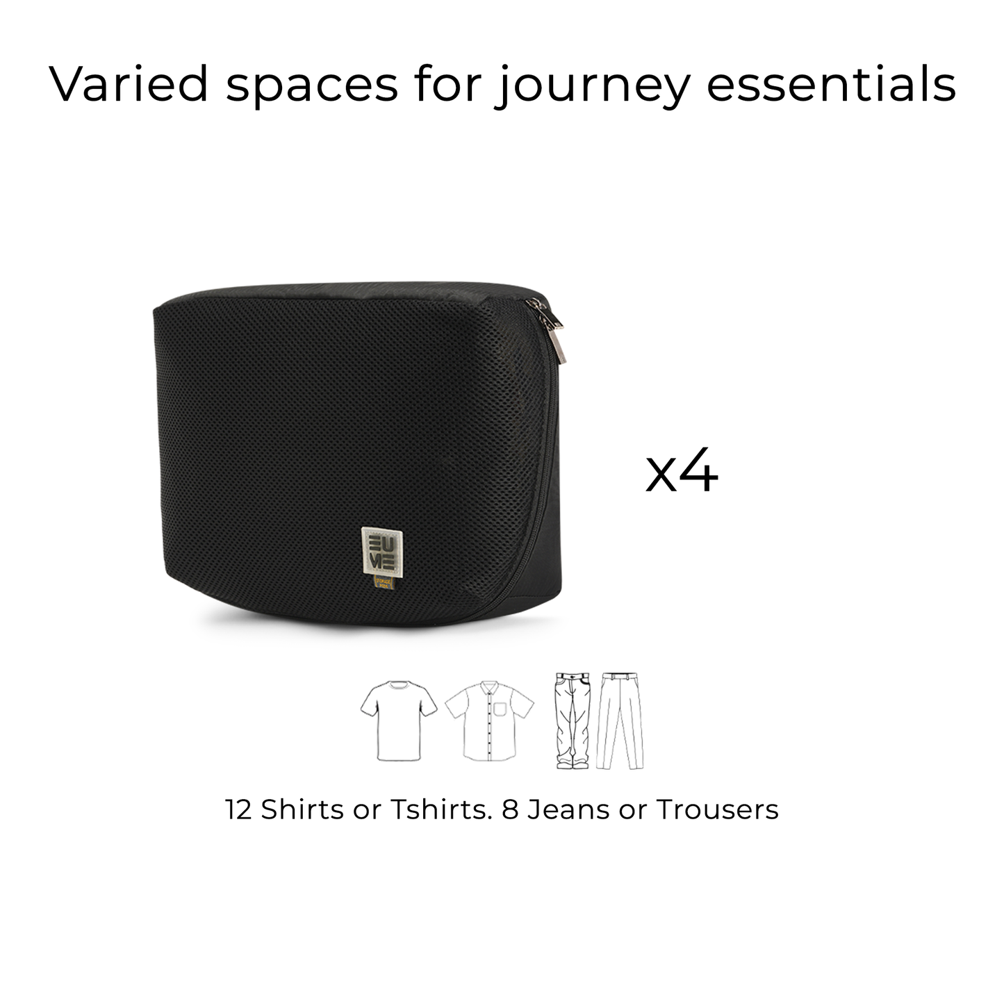 Storage Pods - Packing Cubes- Set of 4L