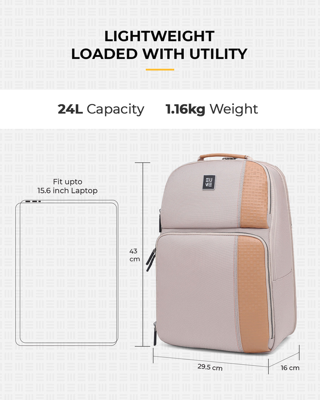 Zenith 24L Laptop Backpack