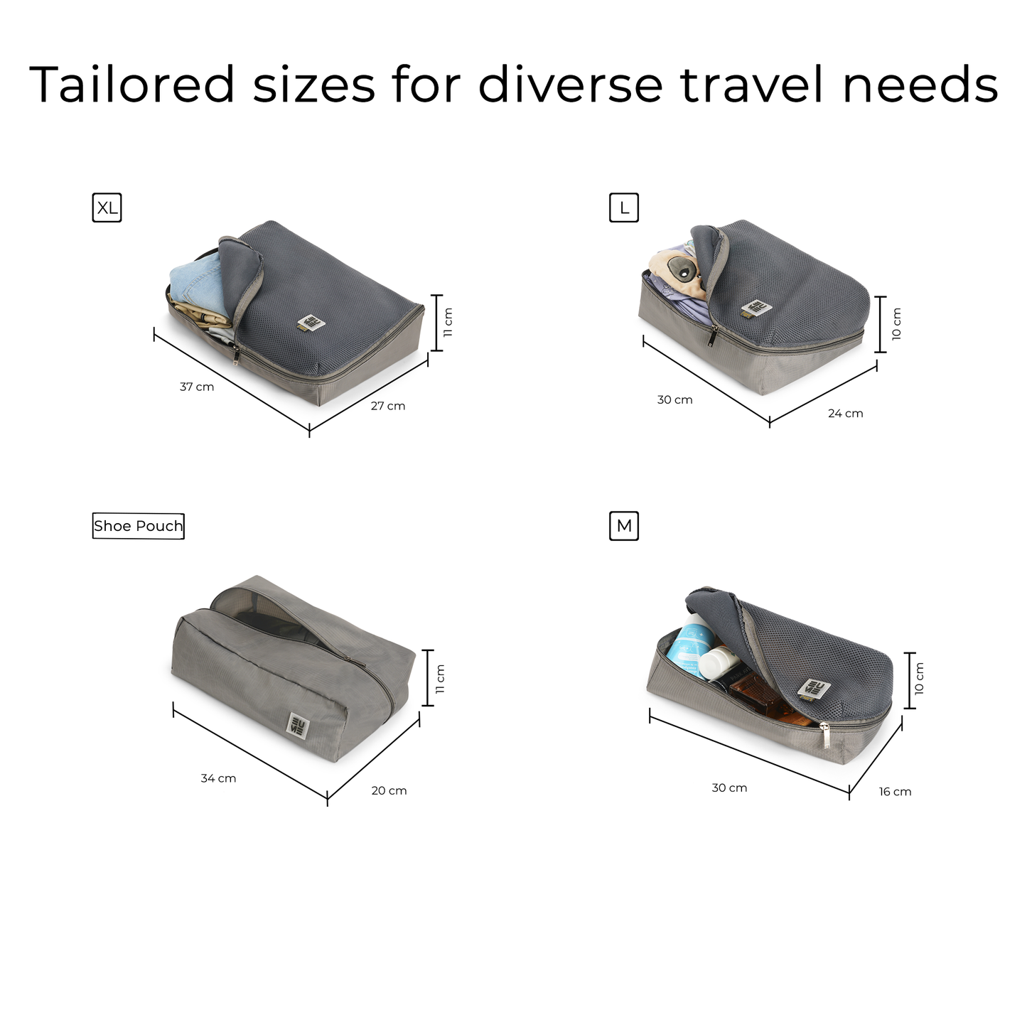 Storage Pods - Packing Cubes- Set of 8