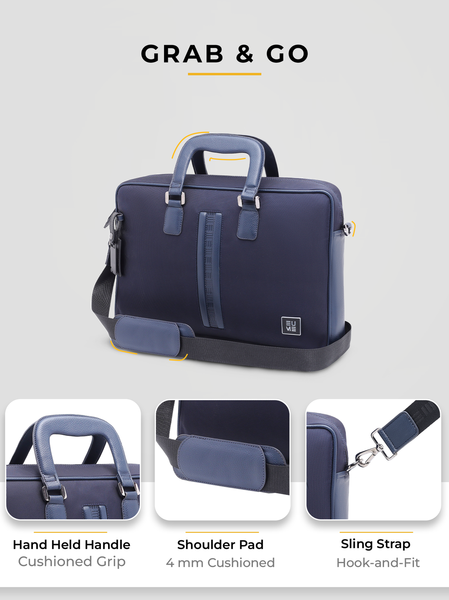 Briefcase Messenger Bag
