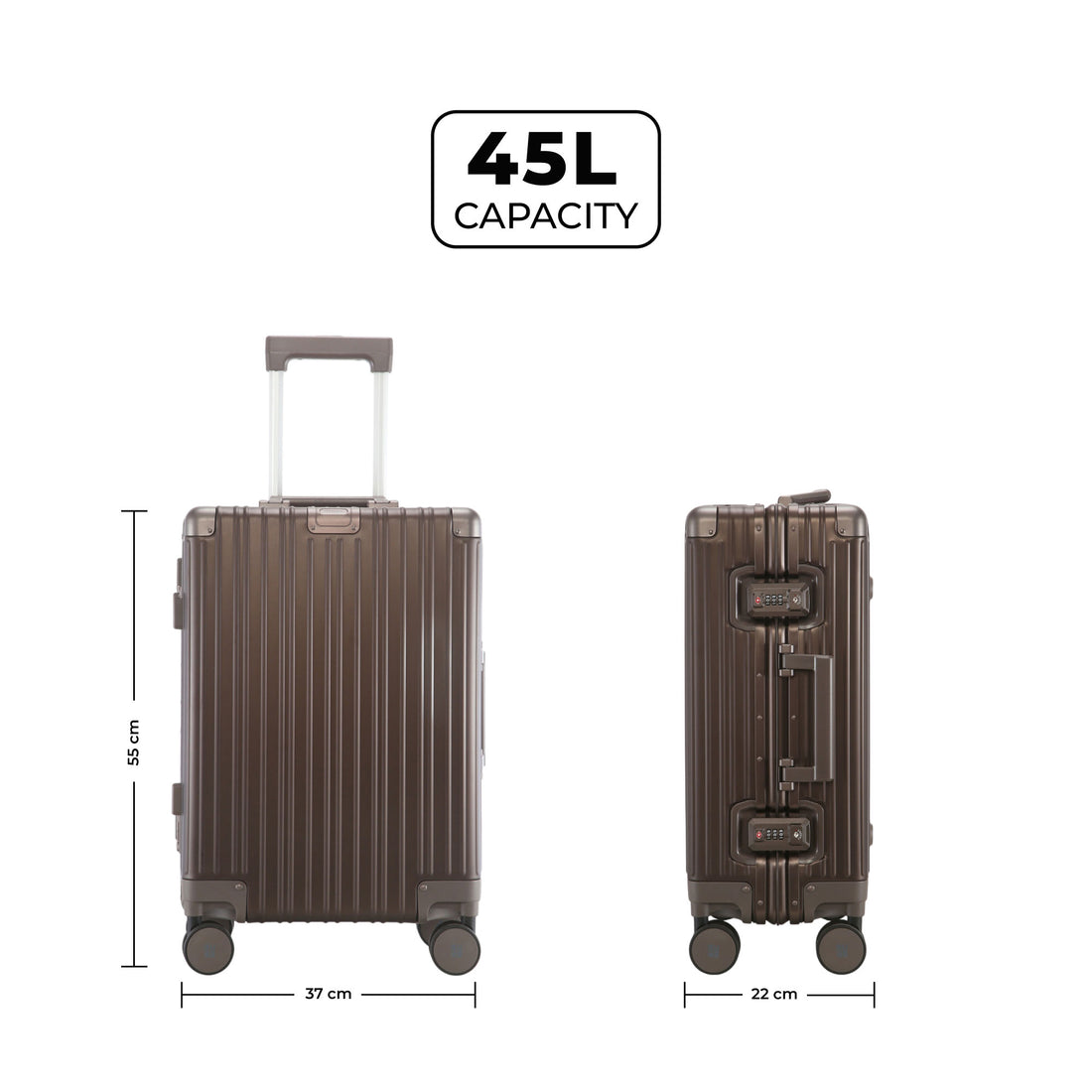 Aluminium Cabin- Graphite Luxe