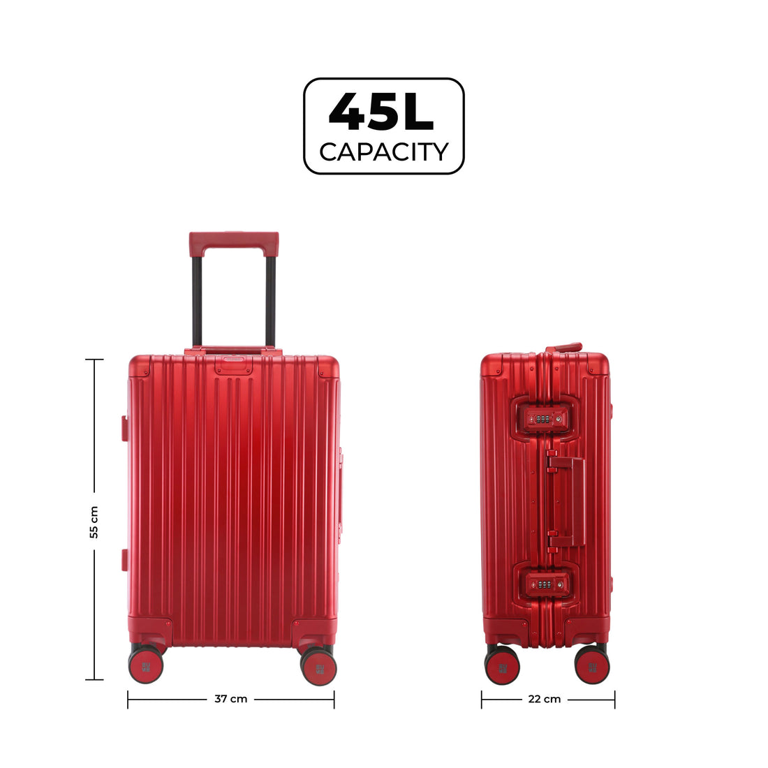 Aluminium Cabin- Inferno Red