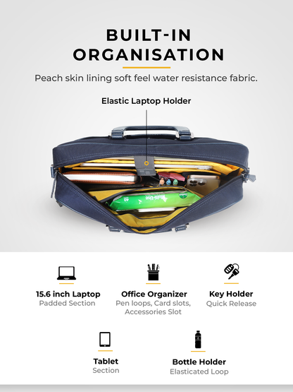 Briefcase Messenger Bag