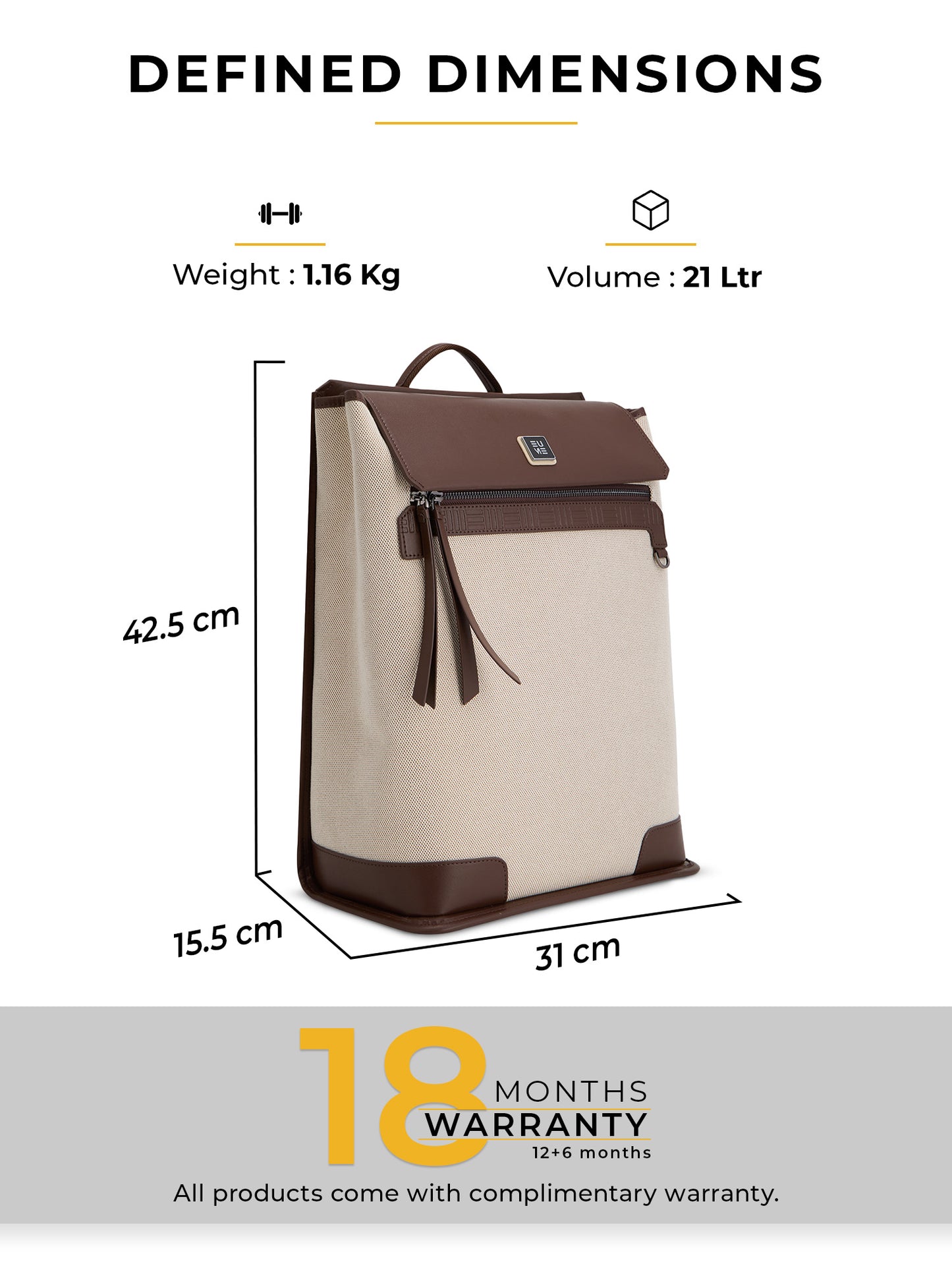 Kyros 21L Laptop Backpack