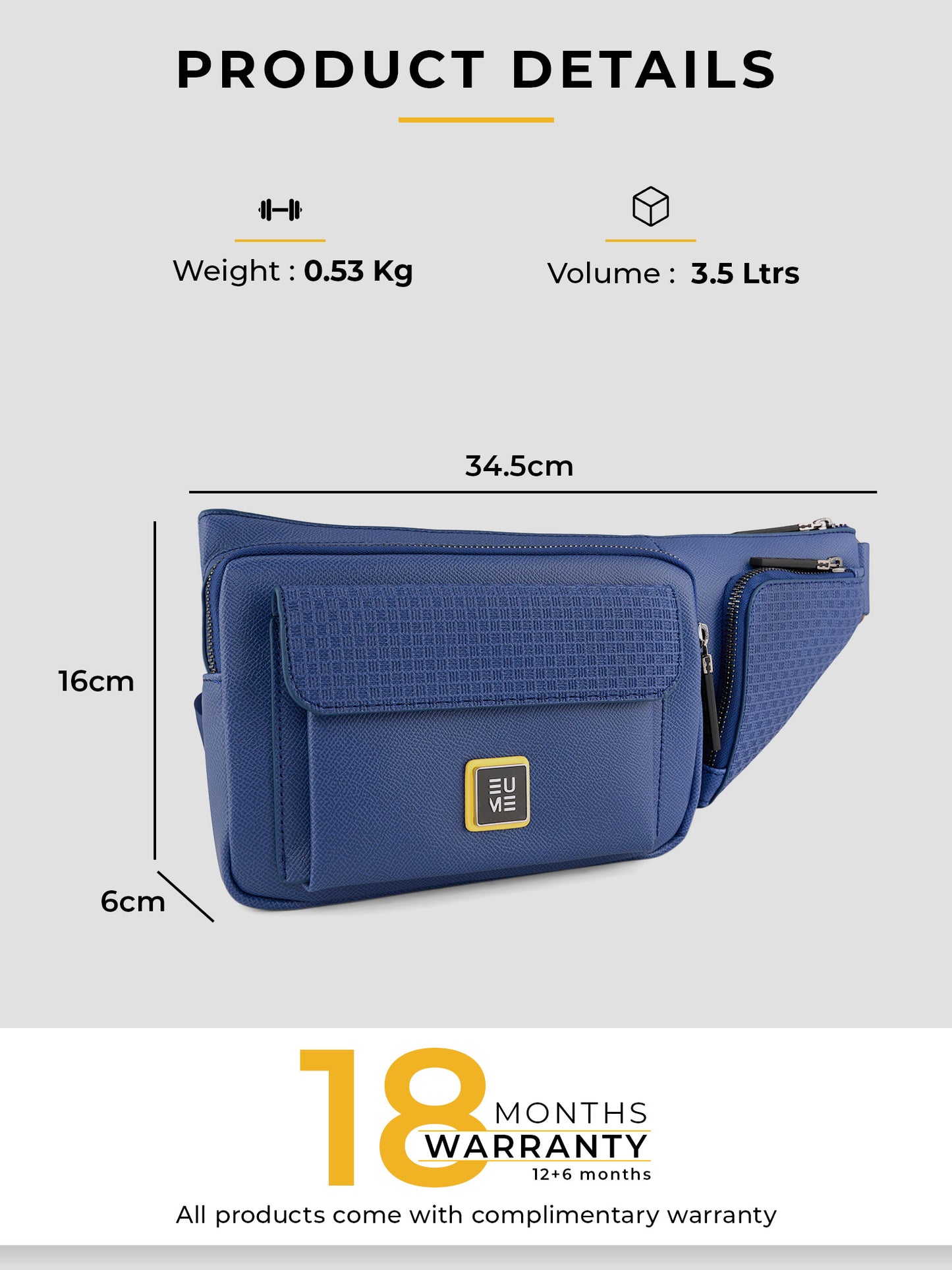 Kinetic Fanny Sling Bag