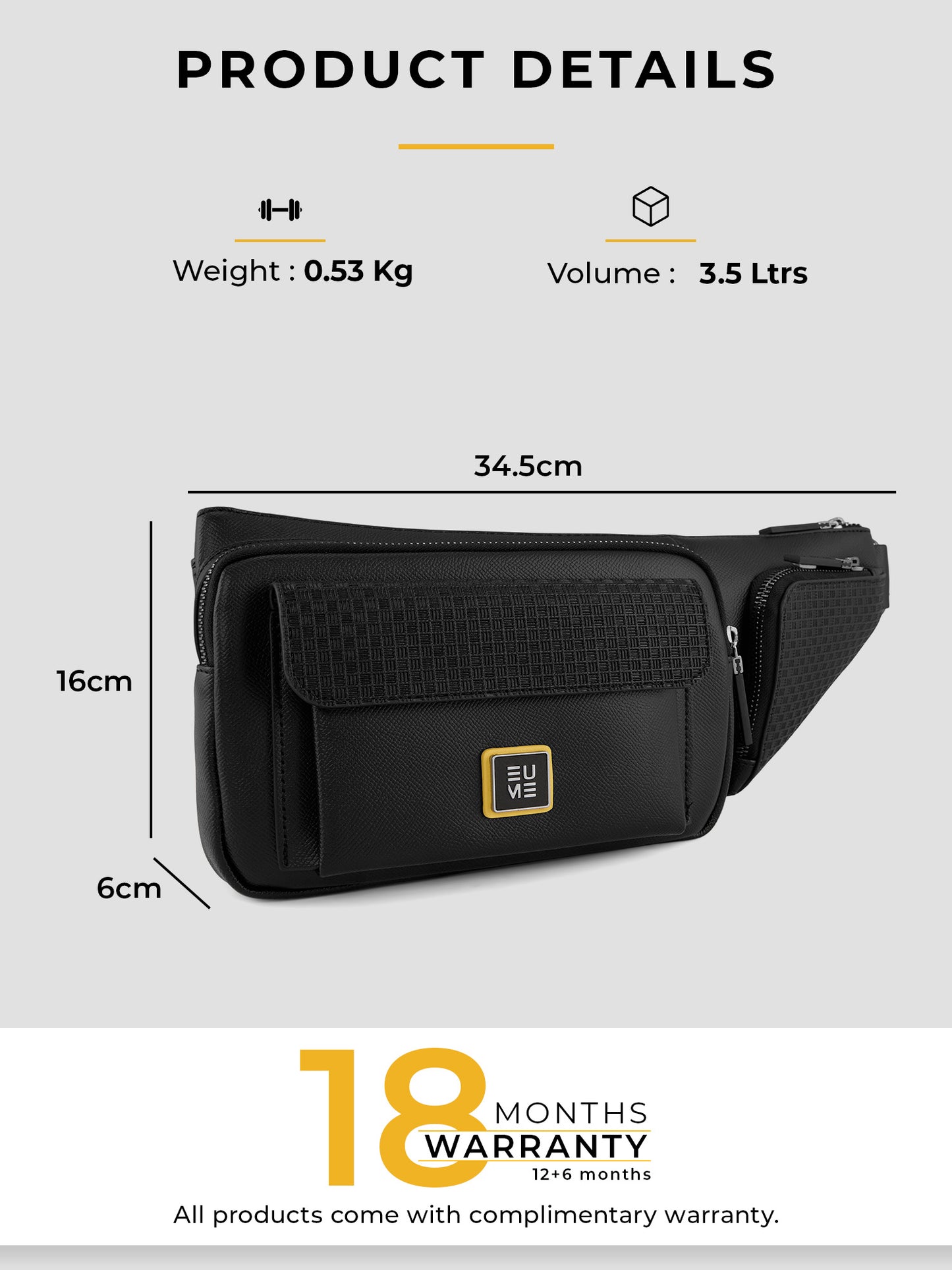 Kinetic Fanny Sling Bag