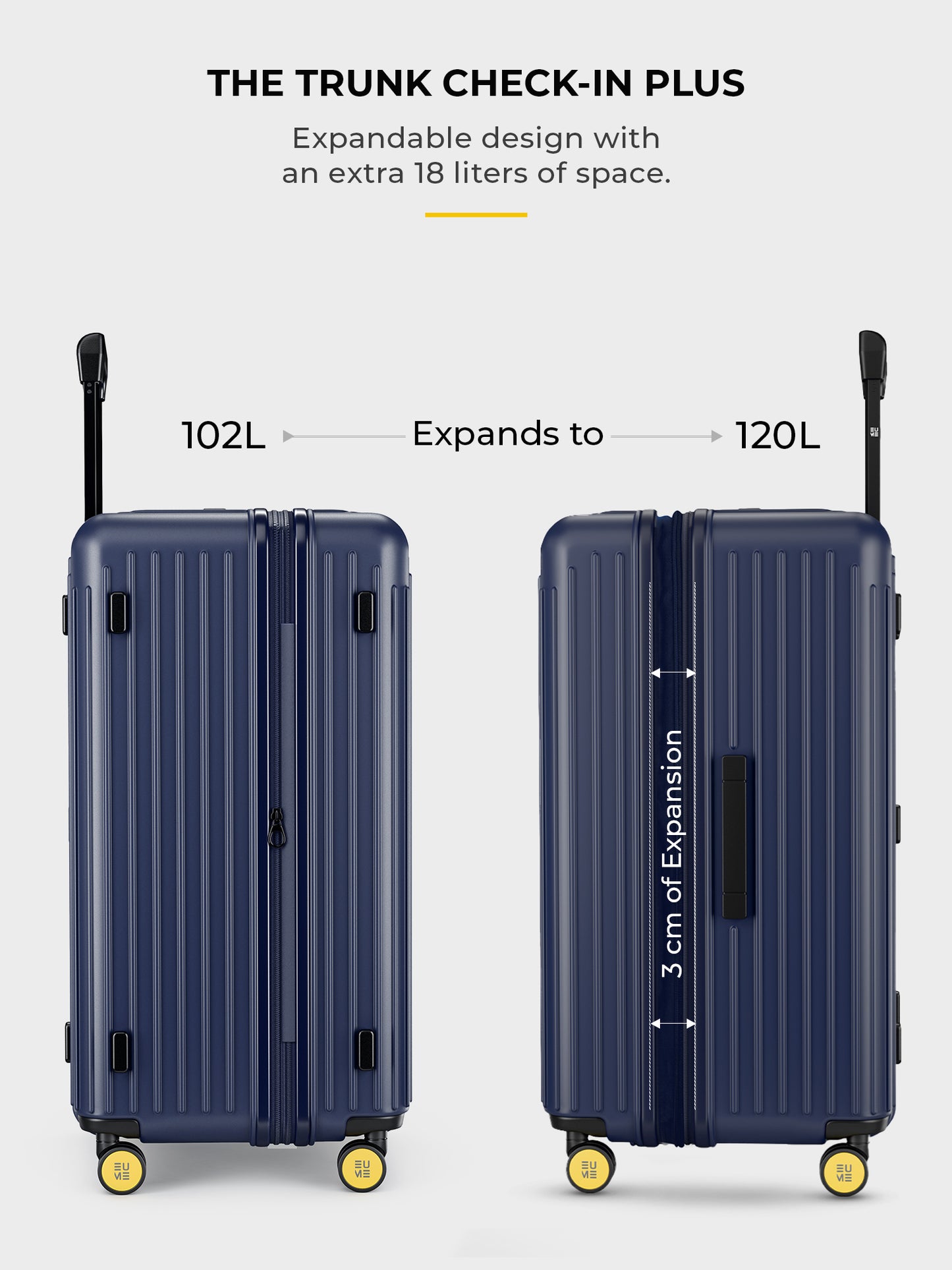 Trunk Check-In Plus- Midnight Blue