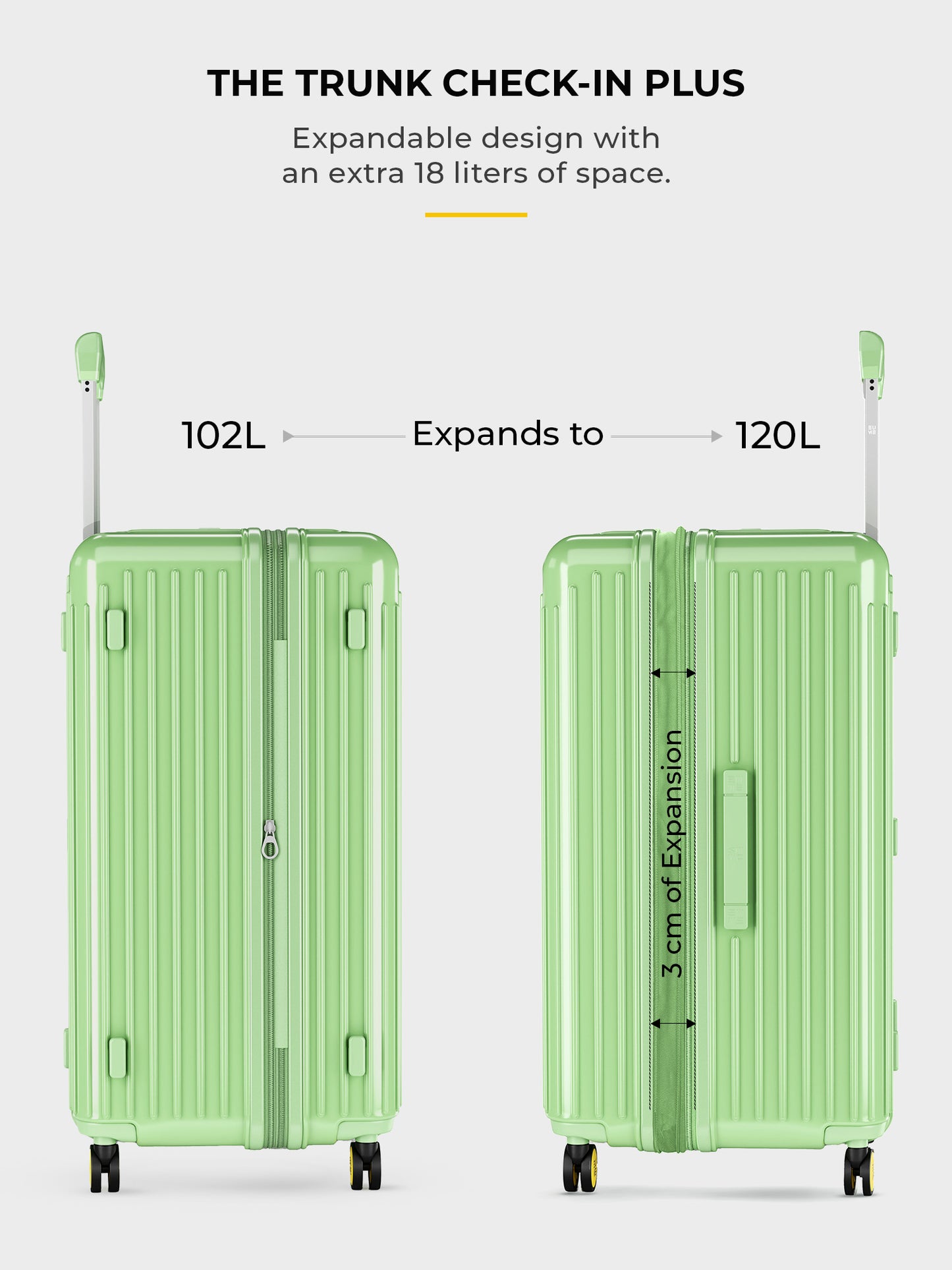 Trunk Check-In Plus- Jade Green