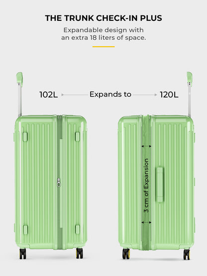 Trunk Check-In Plus- Jade Green