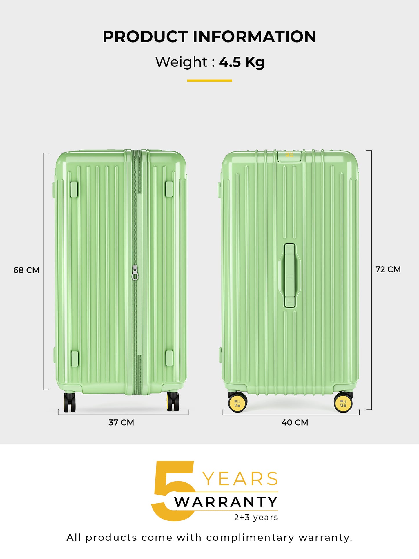 Trunk Check-In Plus- Jade Green