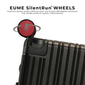 EUME SilentRun™ wheels on Aluminium Black Cabin for smooth movement.