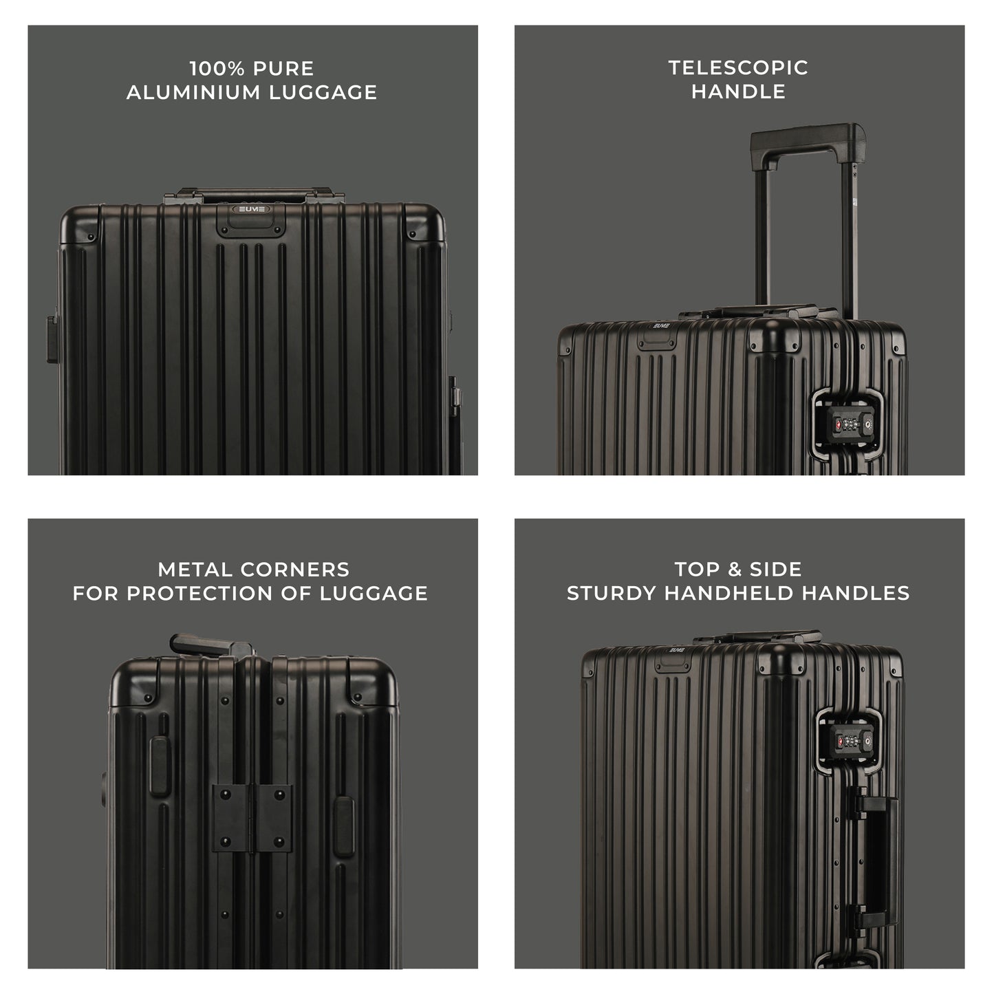 Aluminium Black Cabin