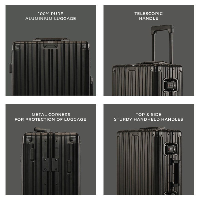 Aluminium Silver Check-In Medium