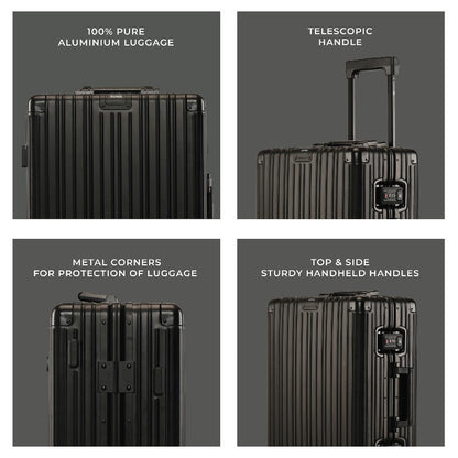 Aluminium Silver Check-In Medium