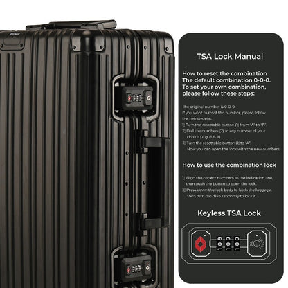 Aluminium Silver Check-In Medium