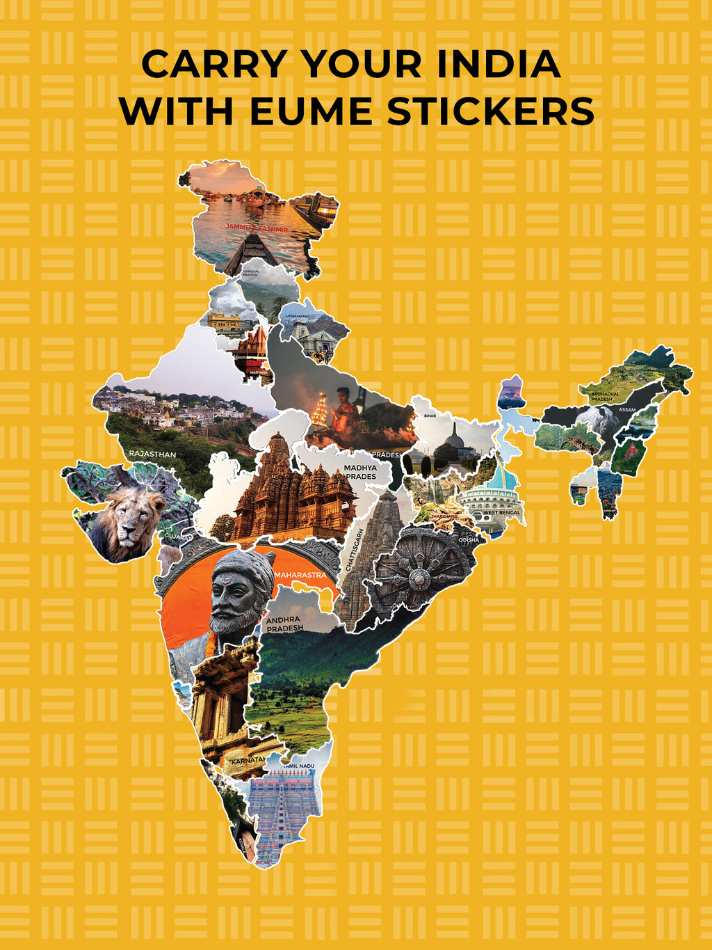 Indian States Sticker Pack