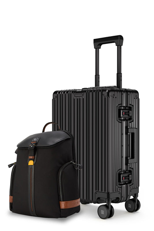 Aluminium Cabin + Zorain 27L Laptop Backpack