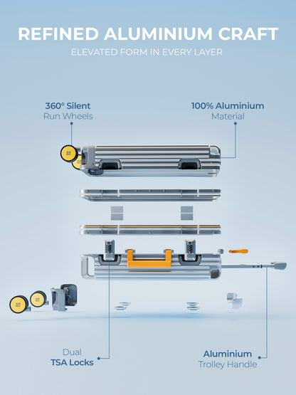 Aluminium Cabin + Trunk Check-In Plus