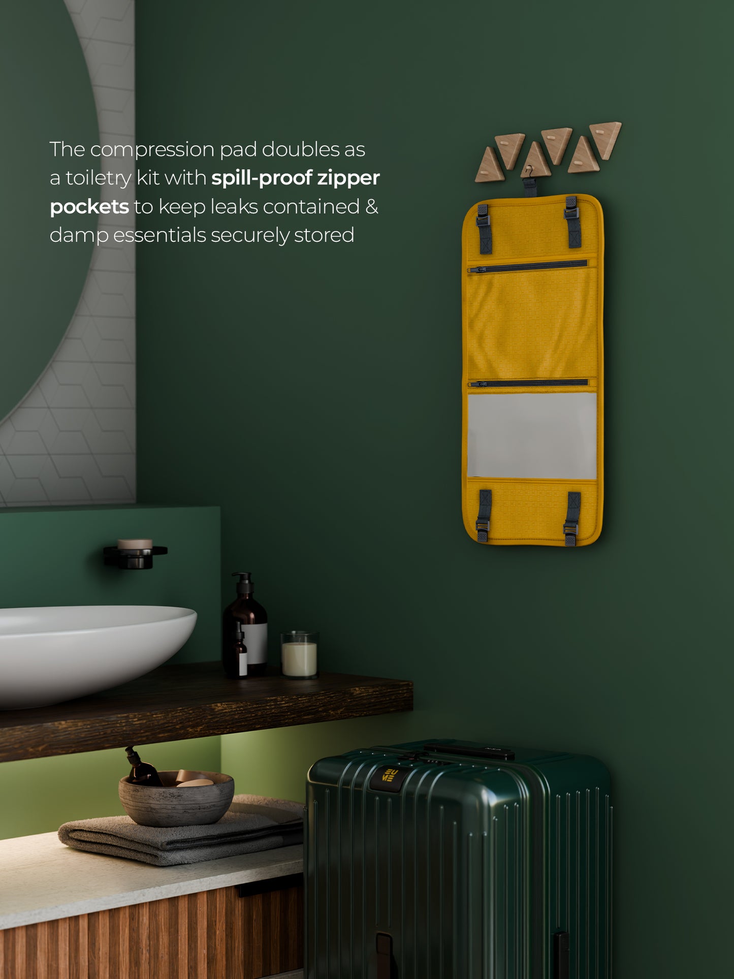 Trunk Check-In Plus- Pine Green