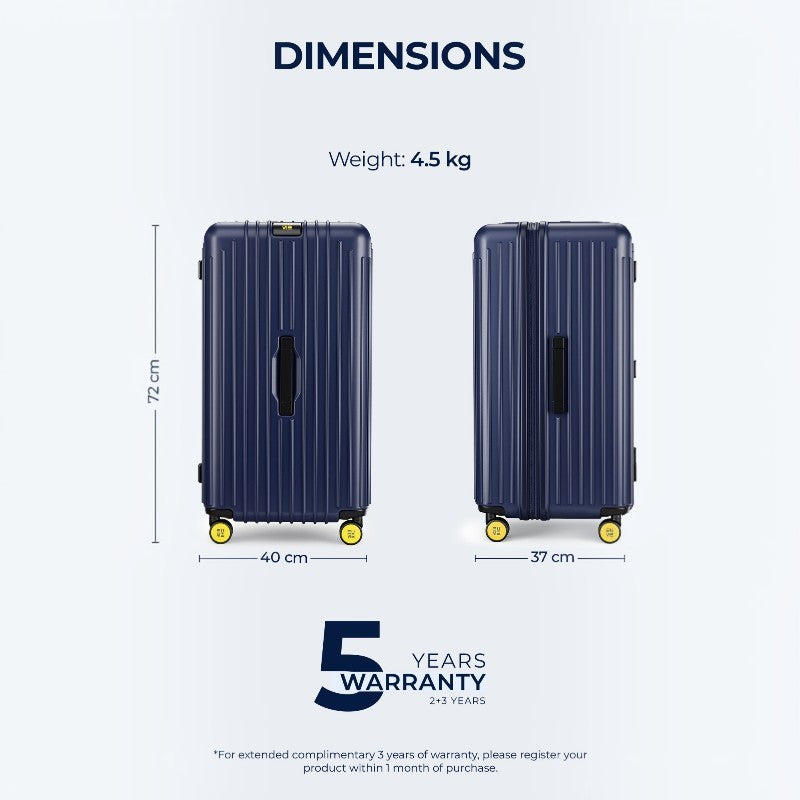 Trunk Check-In Plus- Midnight Blue