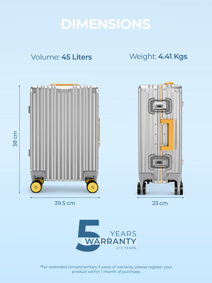Aluminium Silver Cabin