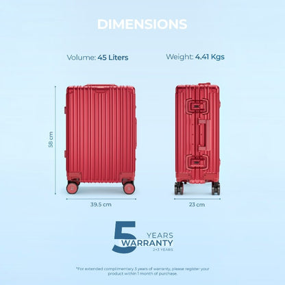 Aluminium Cabin- Inferno Red