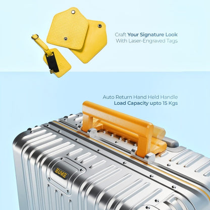 Aluminium Silver Cabin- Yellow Wheels