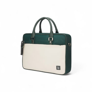 Commute Messenger Bag- Forest White