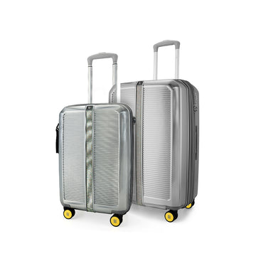 Trousseau Cabin + Medium Set of 2 - Chrome Silver