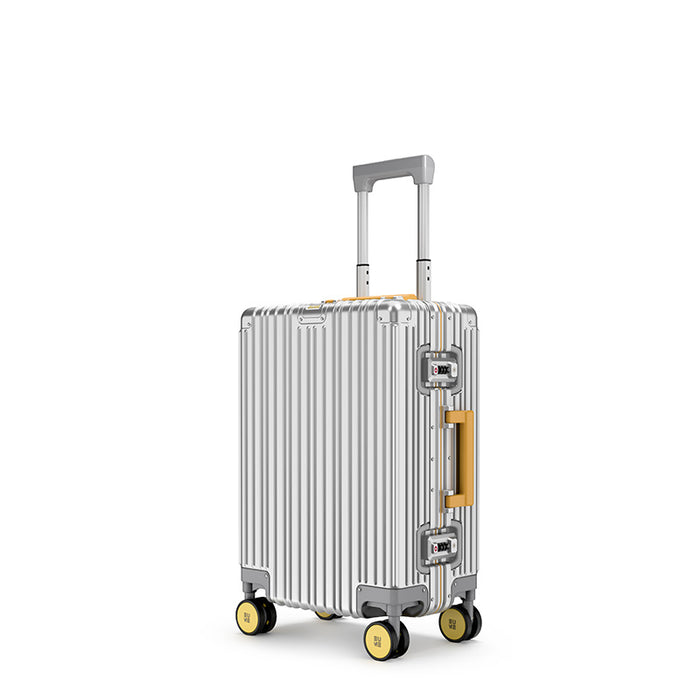Aluminium Silver Cabin- Yellow Wheels