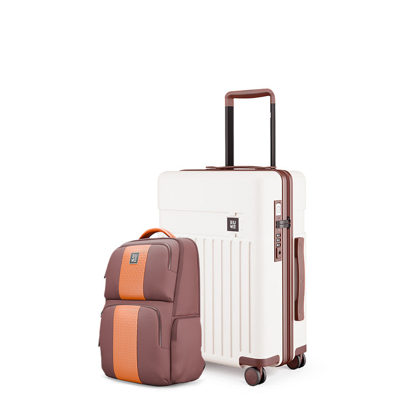 Mocha White/Rustic Brown