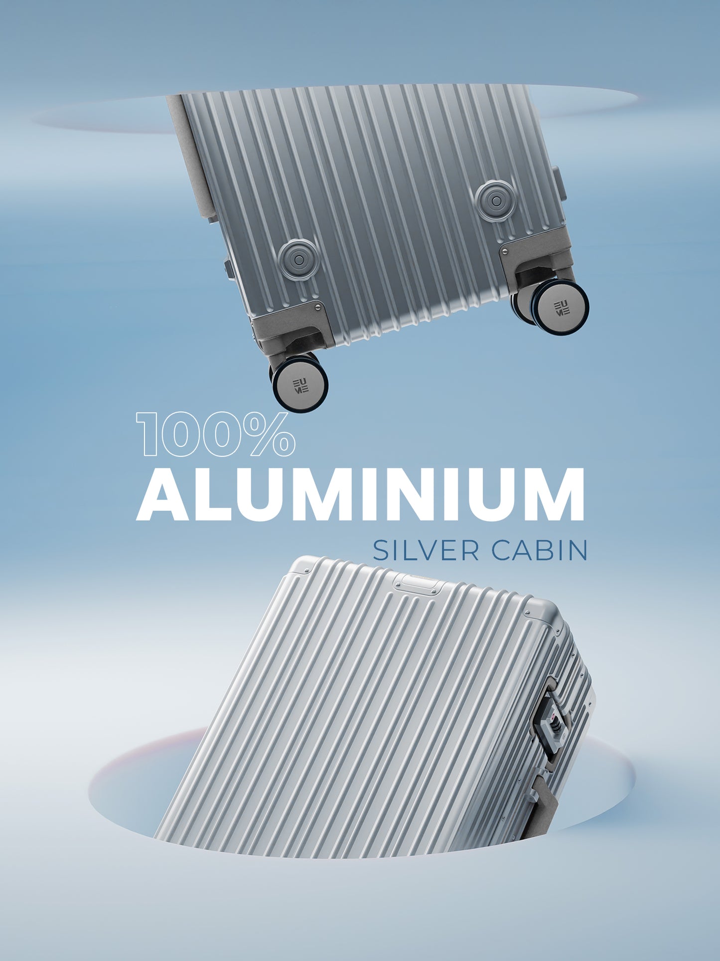 Aluminium Silver Cabin- Yellow Wheels