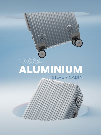 Aluminium Silver Cabin- Yellow Wheels