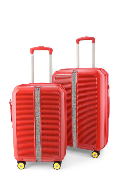 Trousseau Cabin + Medium Set of 2 - Inferno Red